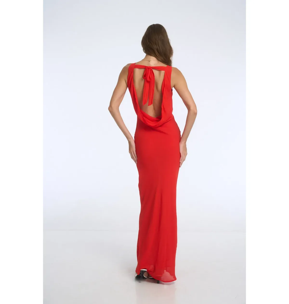 Isabelle Quinn Gracie Maxi Dress Red Size AU 10 - Image 2