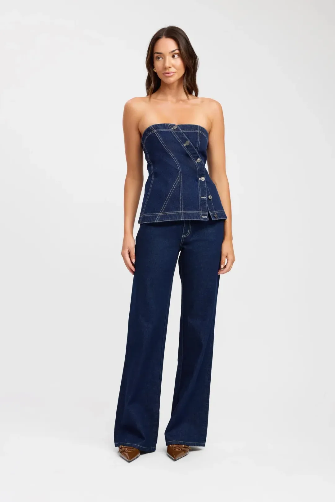 KOOKAI Cooper Corset & Ezra Jean in Dark Indigo size 6 (34) for rent on The Volte - main image