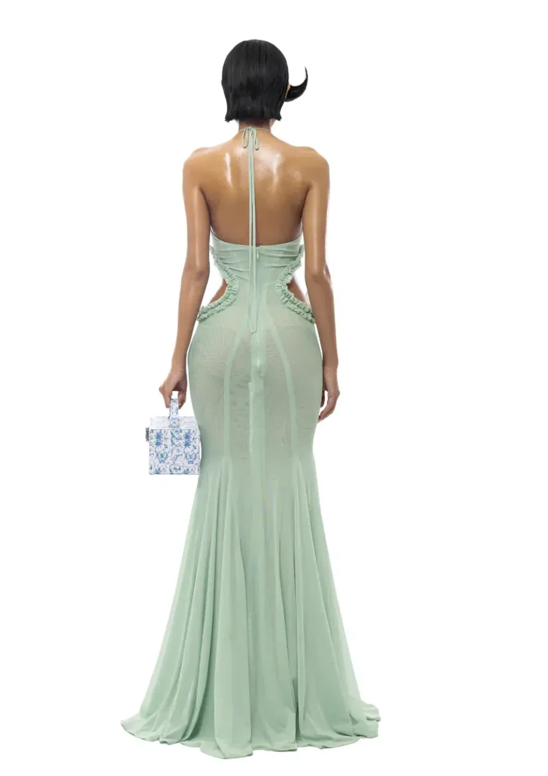Huelleyrose Darya Dress Green Size S / 6 for rent on The Volte - main image