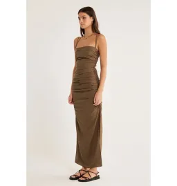 Rumer the Label Mecca Midi Dress in Mocha Size Small / AU 8 for rent on The Volte - image 2