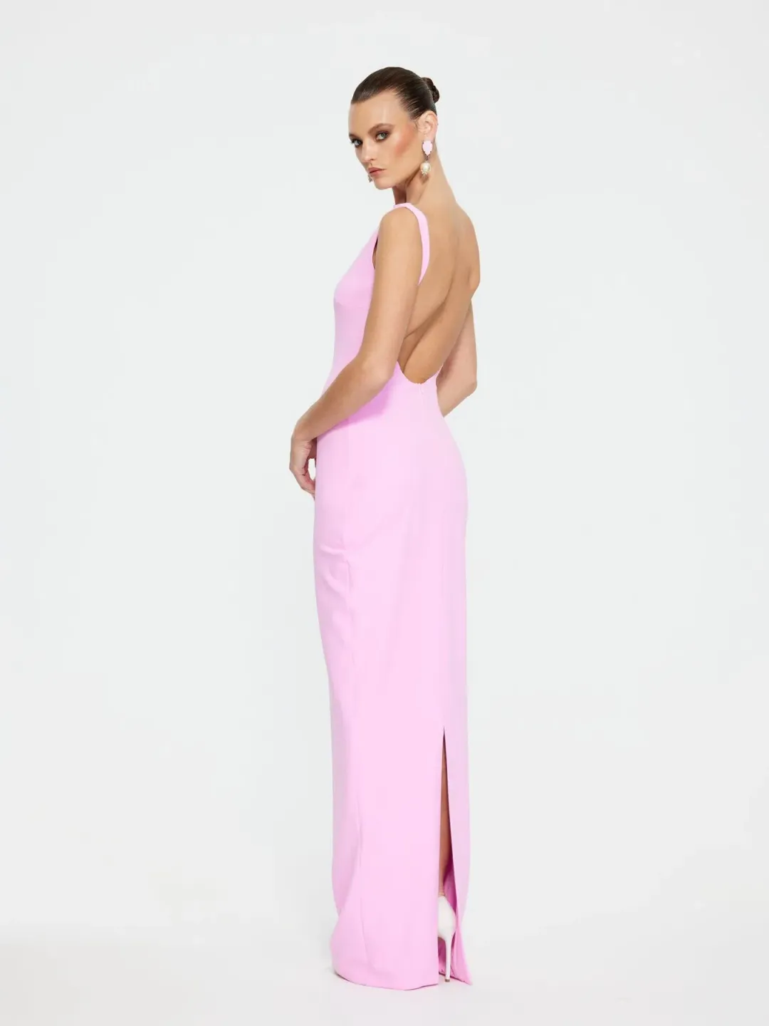 Effie Kats Verona Gown Taffy Pink Size 8 for rent on The Volte - main image