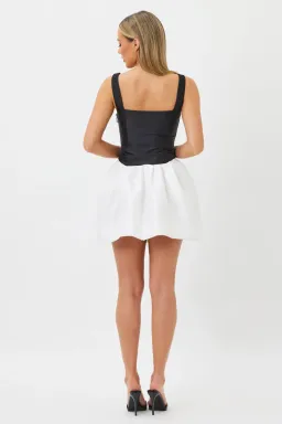 Bianca & Bridgett Alba Mini Dress Black/White Size 8 for rent on The Volte - image 3