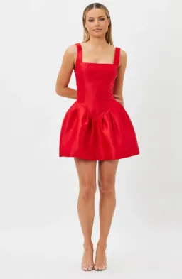Bianca & Bridgett Alba Mini Dress Red Size 8 for rent on The Volte - image 4