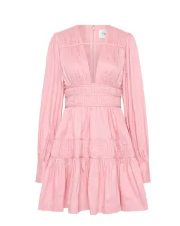 Aje Fallingwater Ruched Mini Dress Size 16 for rent on The Volte - image 3