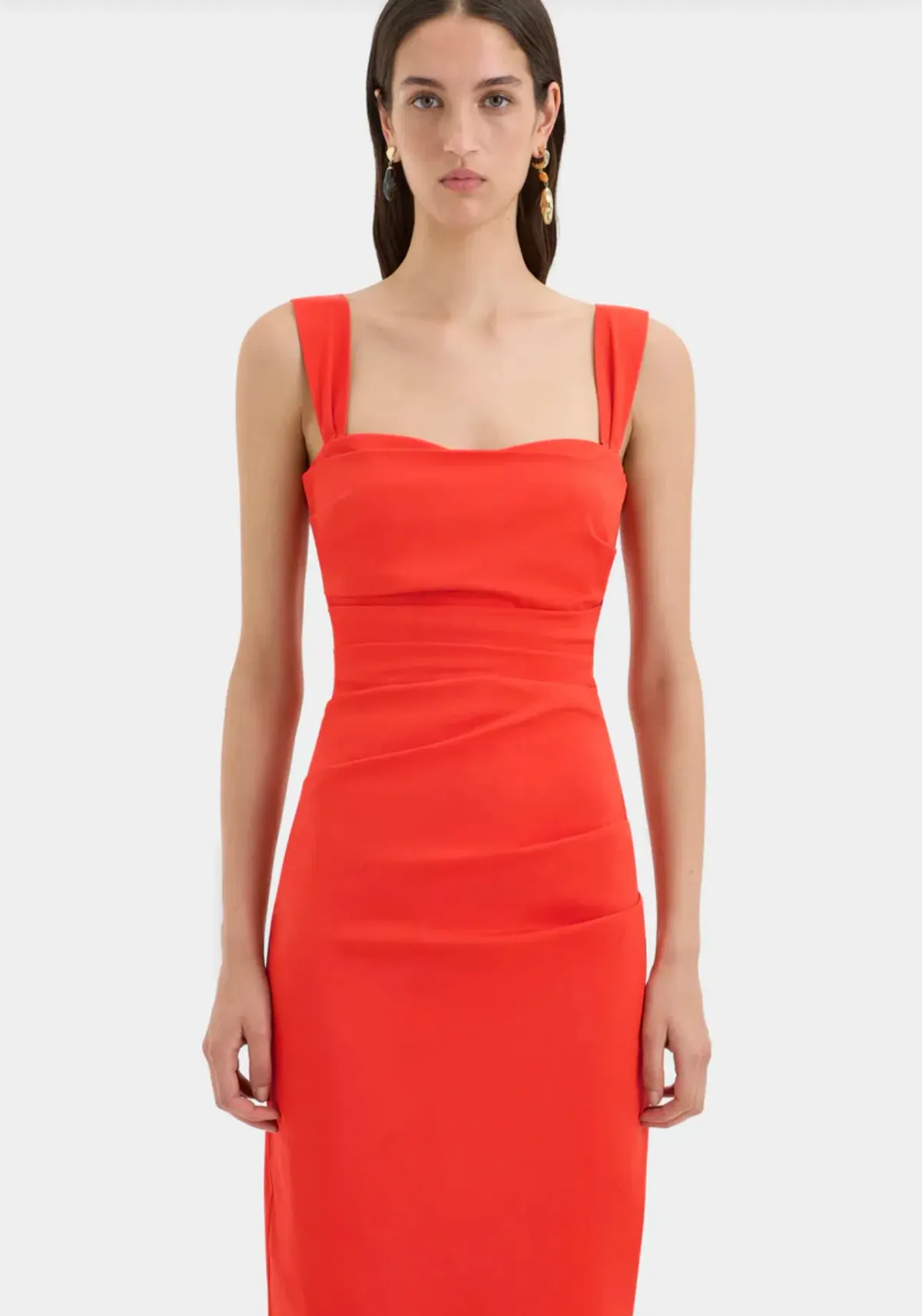 Sir The Label Dahlia Balconette Gown Tangerine Size 1/Au 8 - Image 2