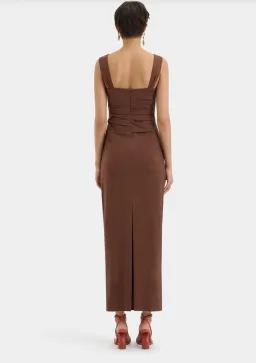 The Dahlia Balconette Gown Brown for rent on The Volte - image 4