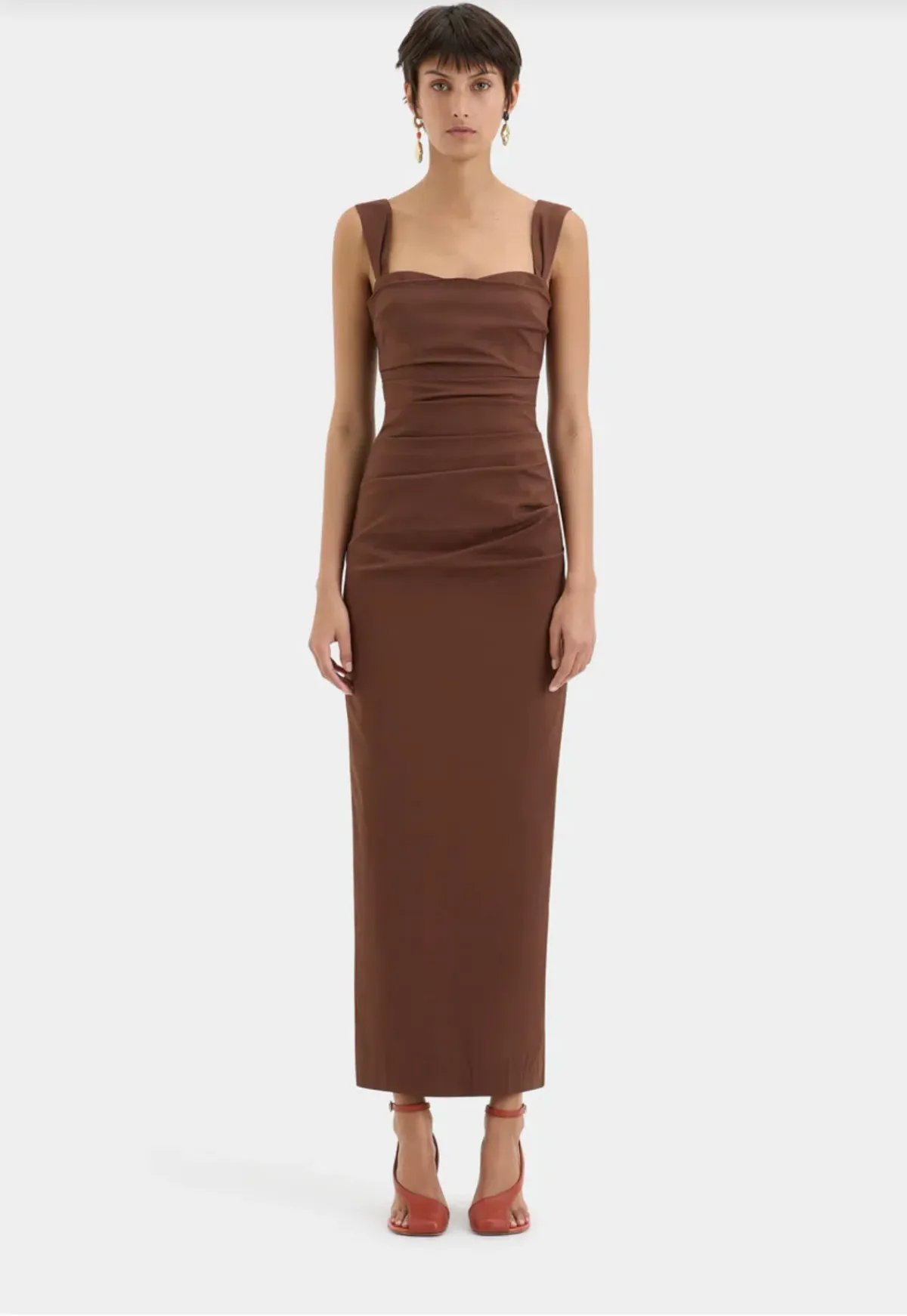 The Dahlia Balconette Gown Brown - Image 1
