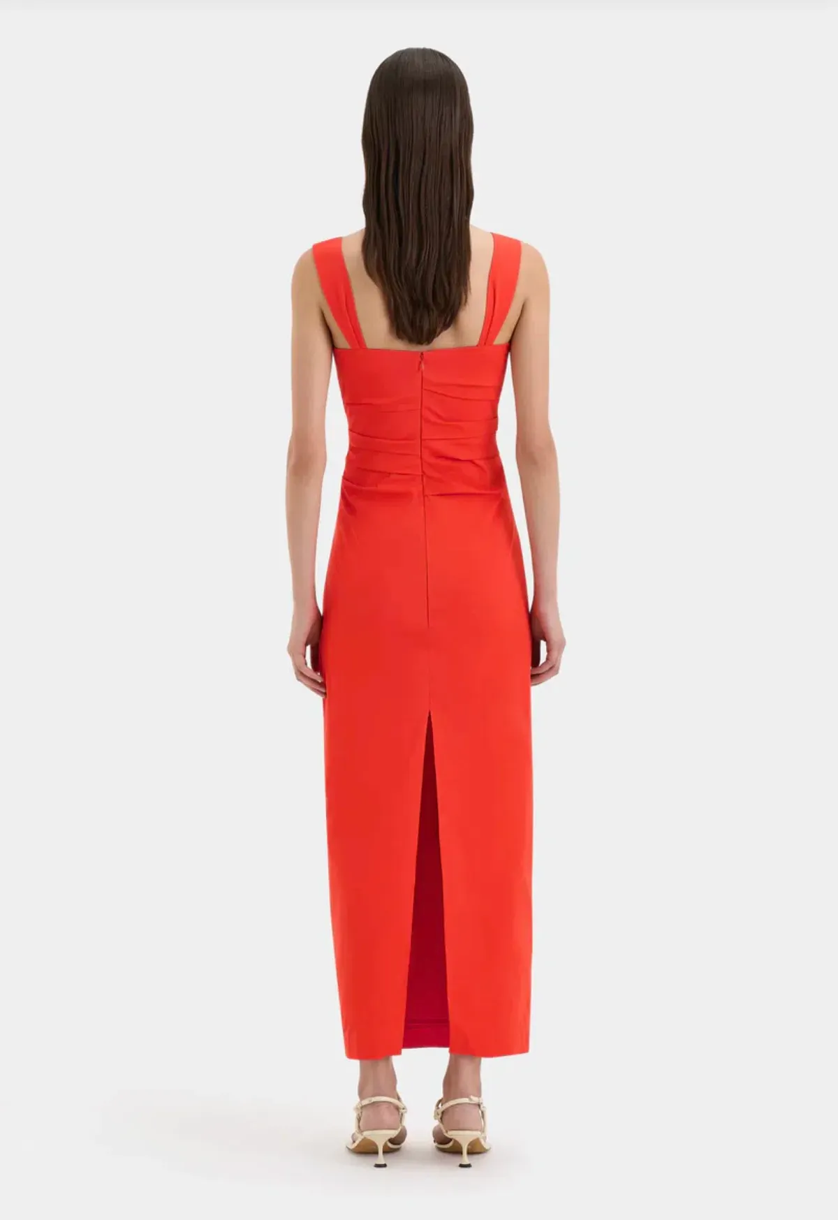 Sir the Label Dahlia Balconette Gown Tangerine Size 2/Au 10 - Image 2