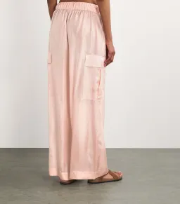 Zimmermann Manstyle Shirt Lemon and Relaxed Pocket Pants Pink Set Size 0 / AU 8 for rent on The Volte - image 3