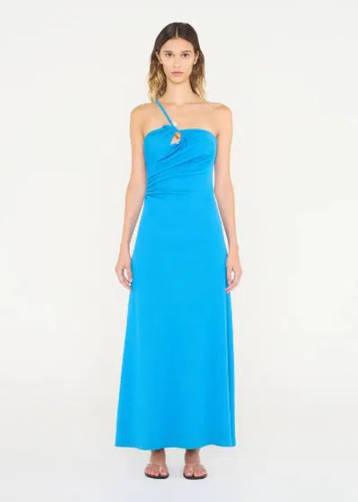 Christopher Esber Concave Stone Cami Dress in Boston Blue Size 8 - Image 1