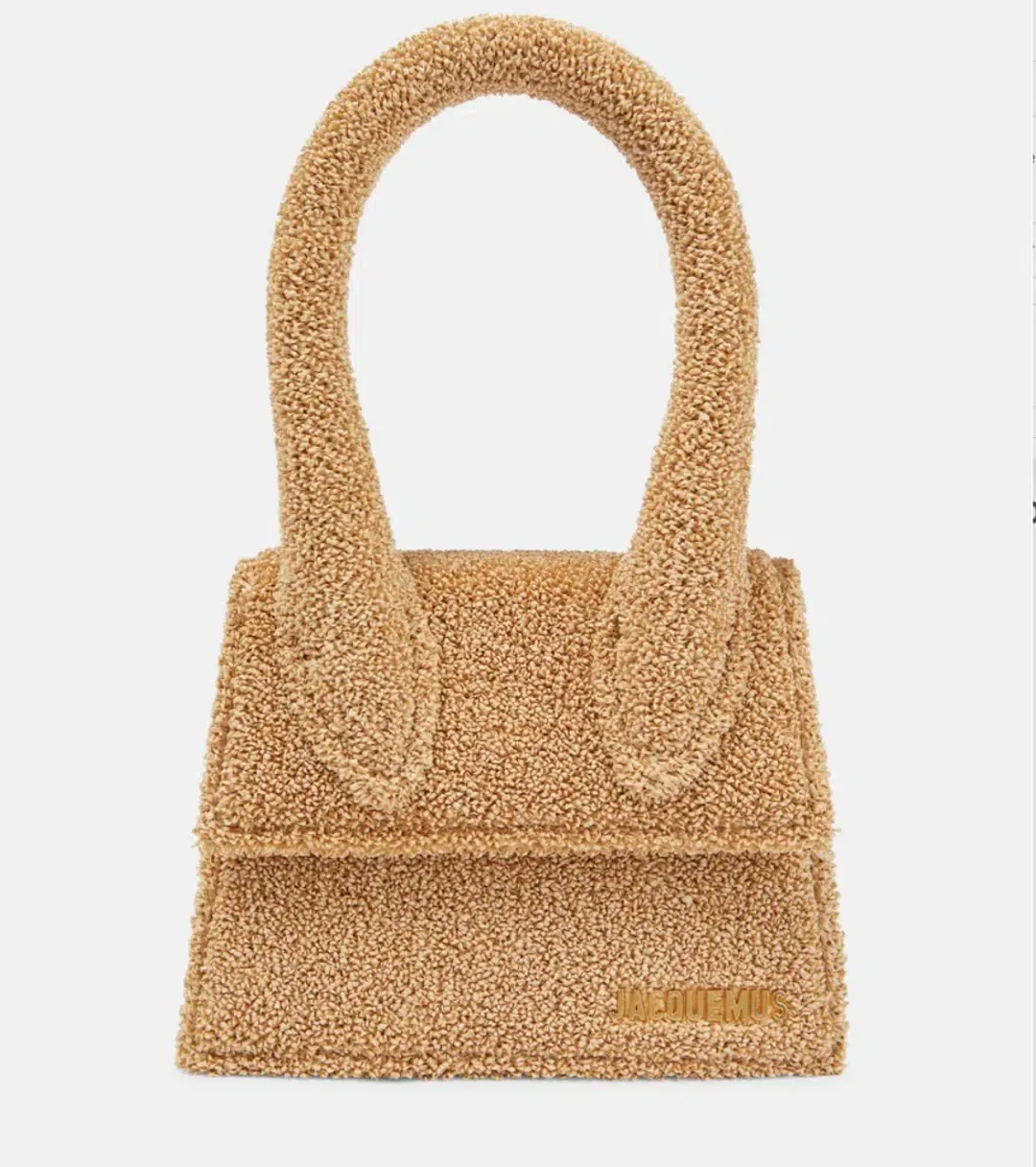 Jacquemus Le Chiquito Moyen Raffia Tote Bag for rent on The Volte - main image