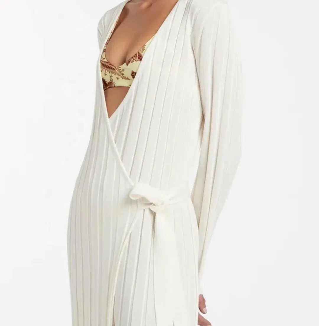 Sir The Label Isobel Wrap Dress White Size 0/Au 6 for rent on The Volte - main image