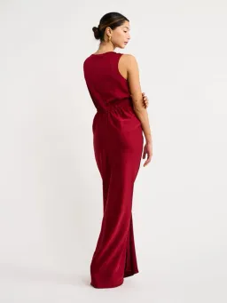 One Fell Swoop Gaia Dress Black Cherry Size 10 for rent on The Volte - image 2