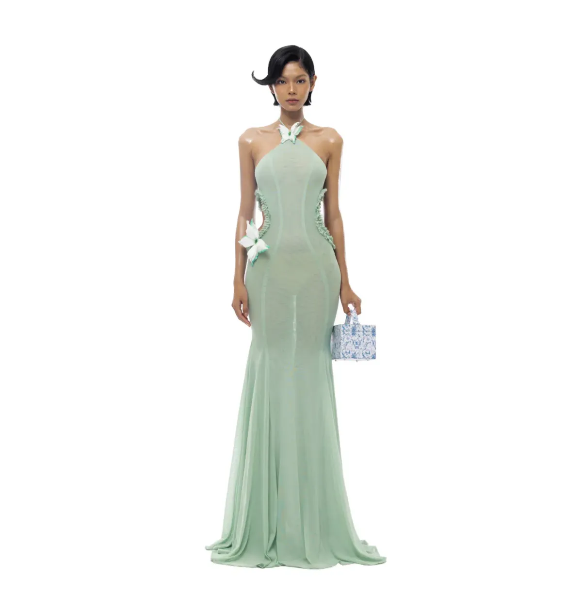Huelley Rose Darya Dress in Green Size S / AU 4 - Image 1