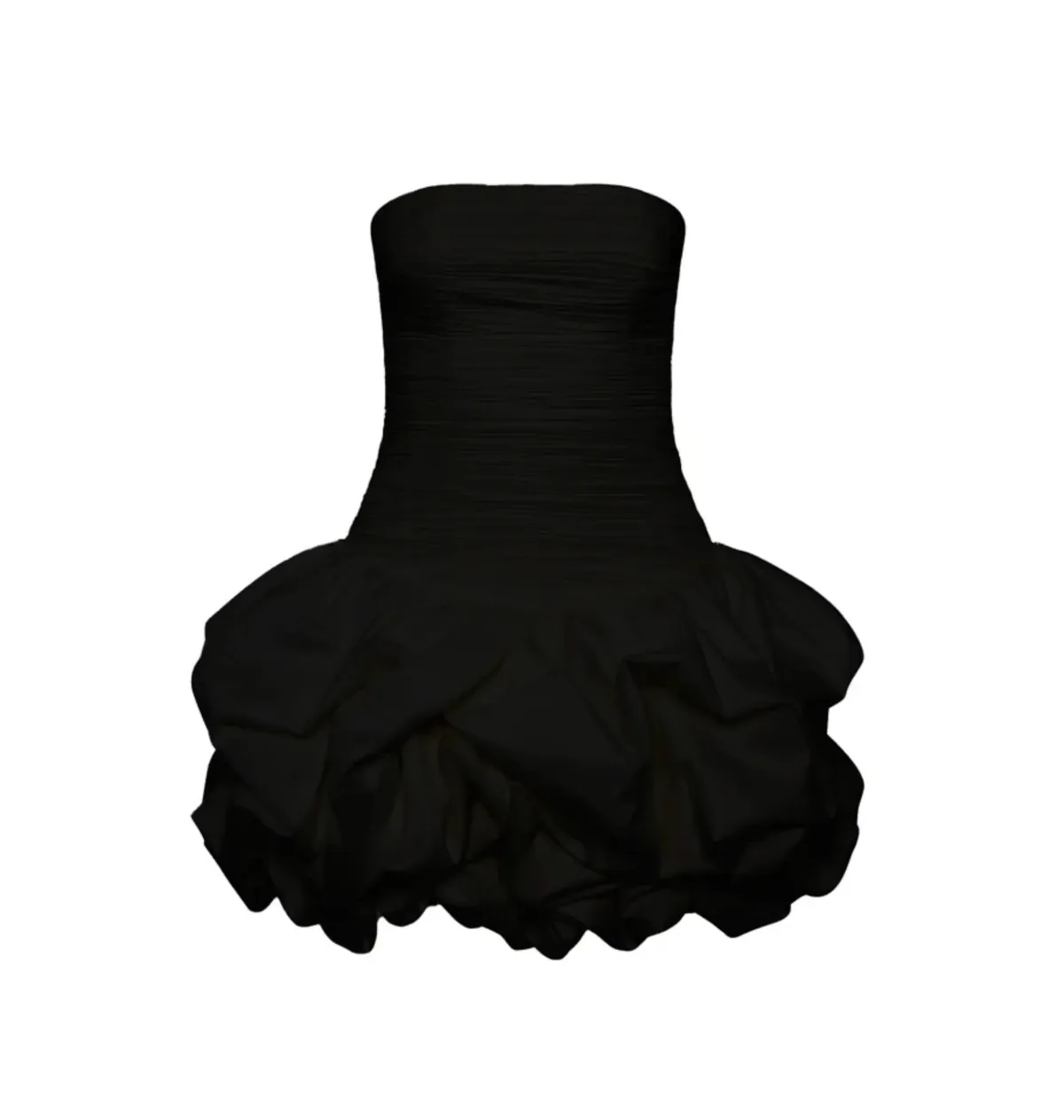 Aje Violette Bubble Hem Mini Dress in Black Size AU 8 - Image 4
