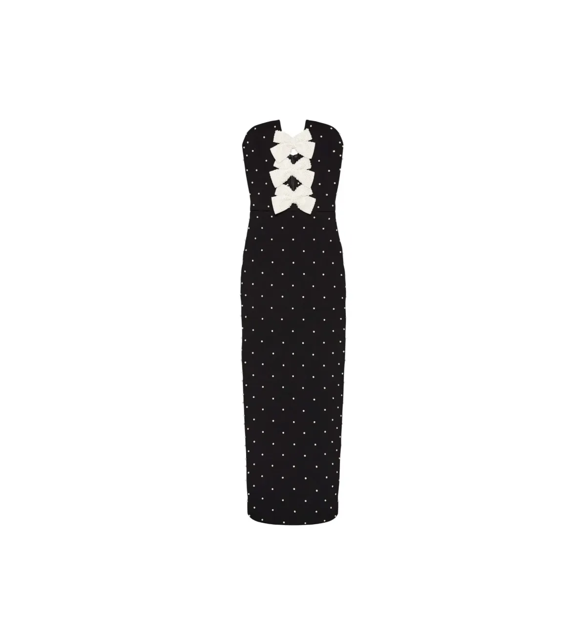 Rebecca Vallance Veronica Midi Dress in Black Size AU 10 - Image 4