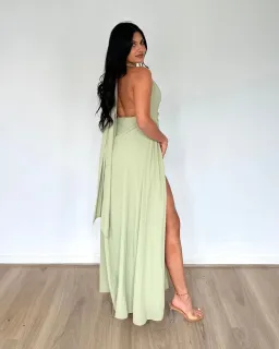 Calia Collection Antonia Dress Sage Size 8 for rent on The Volte - image 5