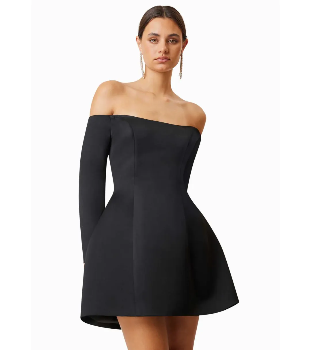 Elliatt Vida Dress Black Size M/Au 10 for rent on The Volte - main image