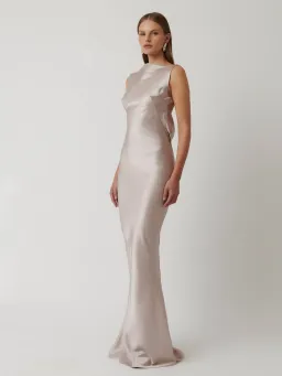 Effie Kats Karolina Gown in Moet Size 12 for rent on The Volte - image 2