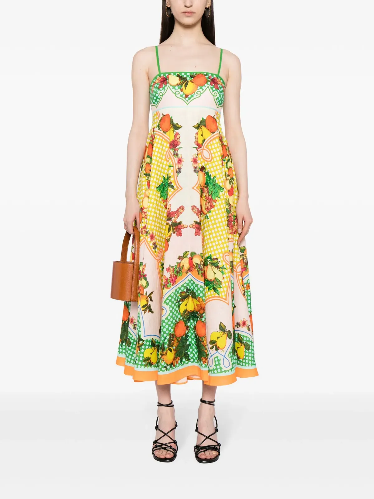 Alemais Lemonis Midi Sundress Multi Size 10 for rent on The Volte - main image