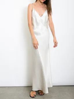 Christopher Esber Dune Structured Cami Dress Raw Silver Size 8 for rent on The Volte - image 1