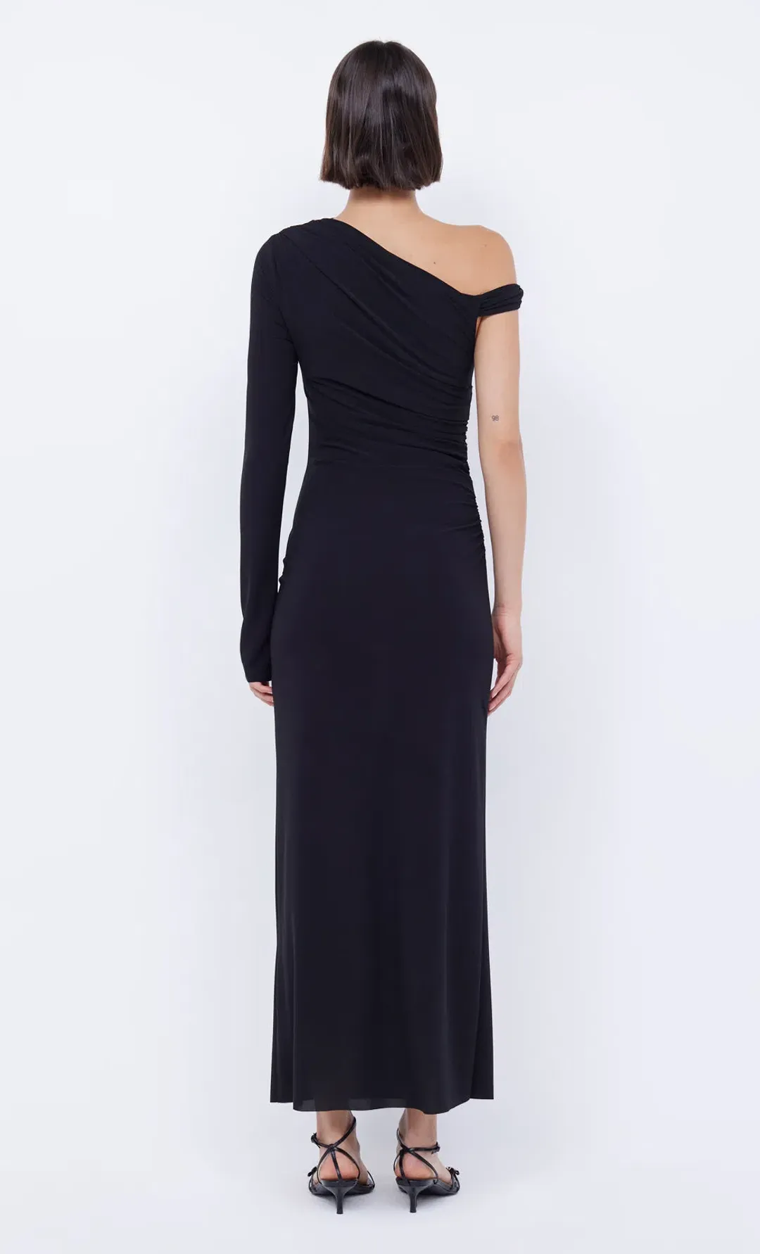 Bec & Bridge Nabila Aysm Midi Dress Black Size 6 for rent on The Volte - main image