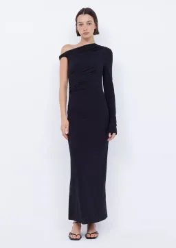 Bec & Bridge Nabila Aysm Midi Dress Black SIze 8 for rent on The Volte - image 1