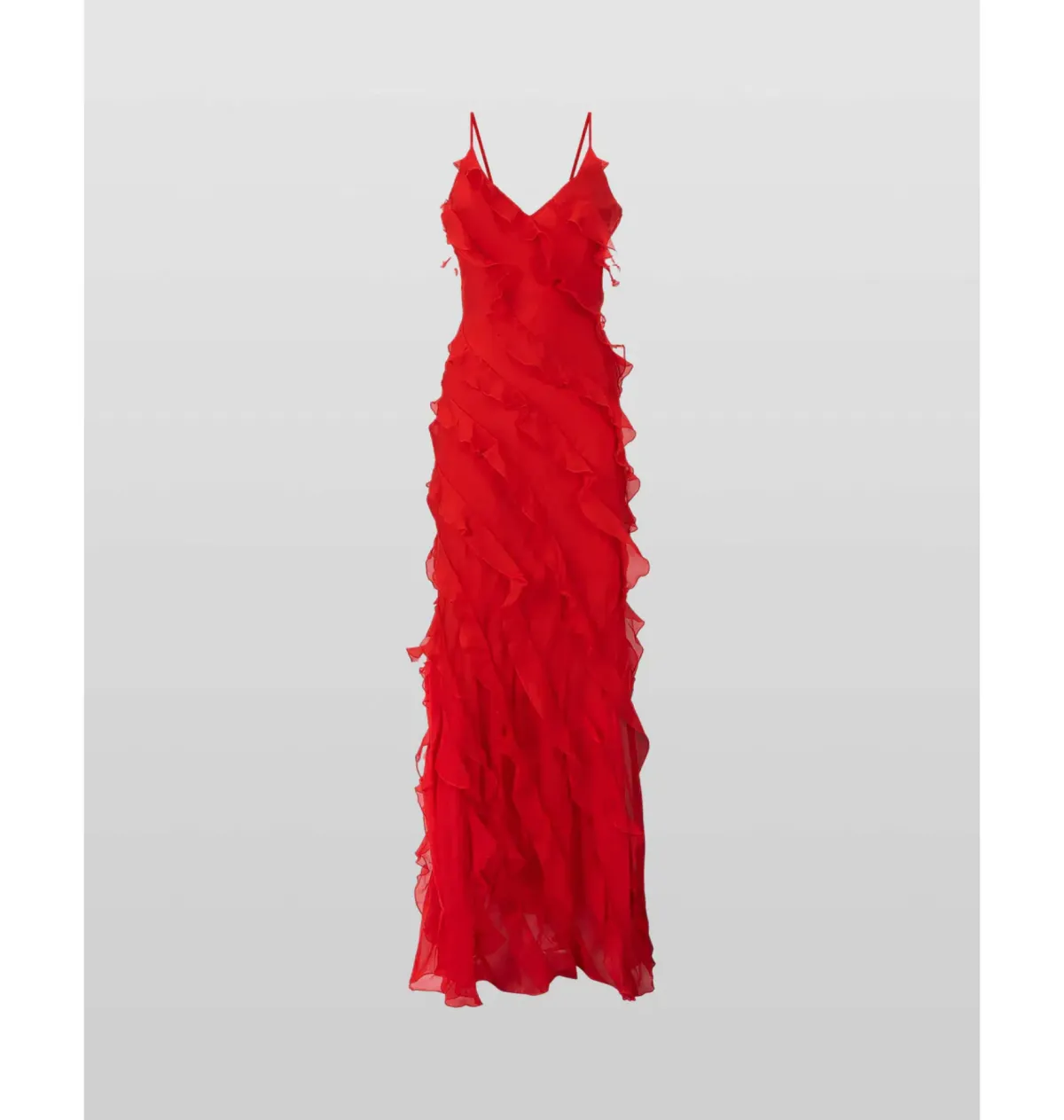 Rat & Boa Cecelia Ruffle Maxi Dress Red Size S / AU 8 - Image 6