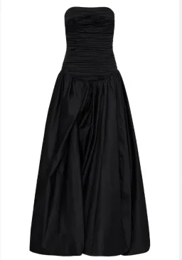 Aje Violette Bubble Hem Maxi Dress Black Size AU 10 for rent on The Volte - image 5