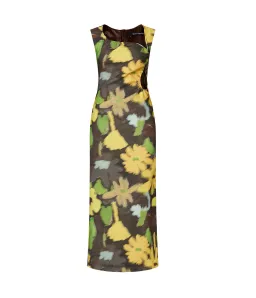 Wynn Hamlyn Ella Maxi Dress Acid Flowers Size AU 8 for rent on The Volte - image 4