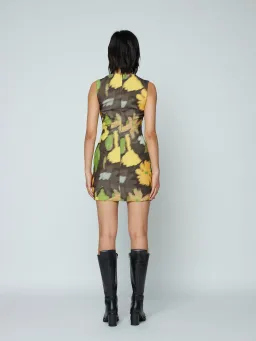 Wynn Hamlyn Ella Mini Dress Acid Flowers Size AU 6 for rent on The Volte - image 2