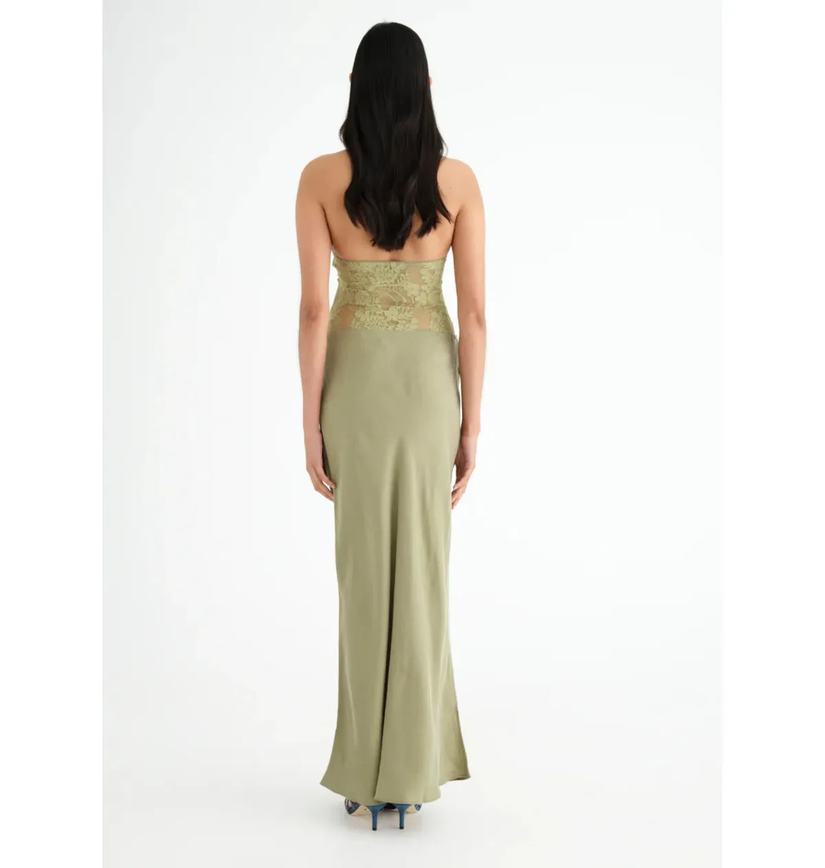 Benni Miko Maxi Dress Pear Size AU 8 - Image 4