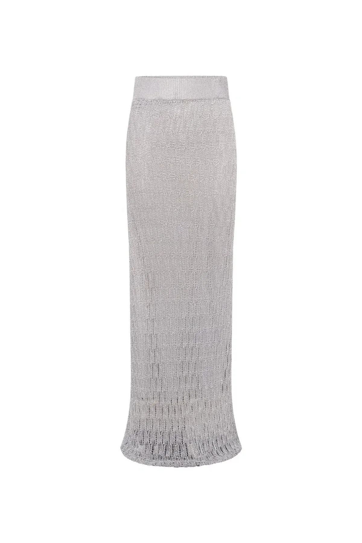 Camilla and Marc Jacque Knit Top and Skirt Set Silver Size L / AU 12 - Image 4