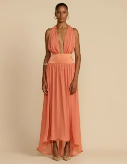 Arcina Ori Serena Dress Coral Size M / AU 10 for rent on The Volte - image 1