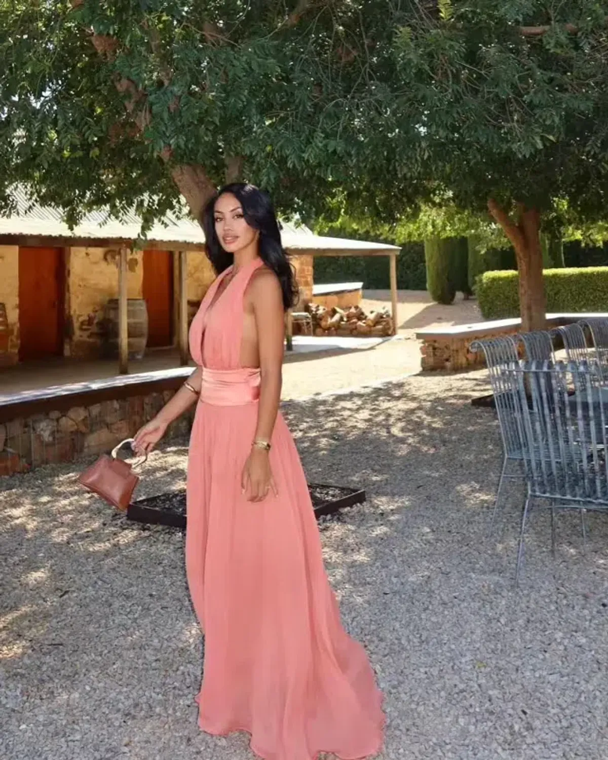 Arcina Ori Serena Dress Coral Size M / AU 10 - Image 5