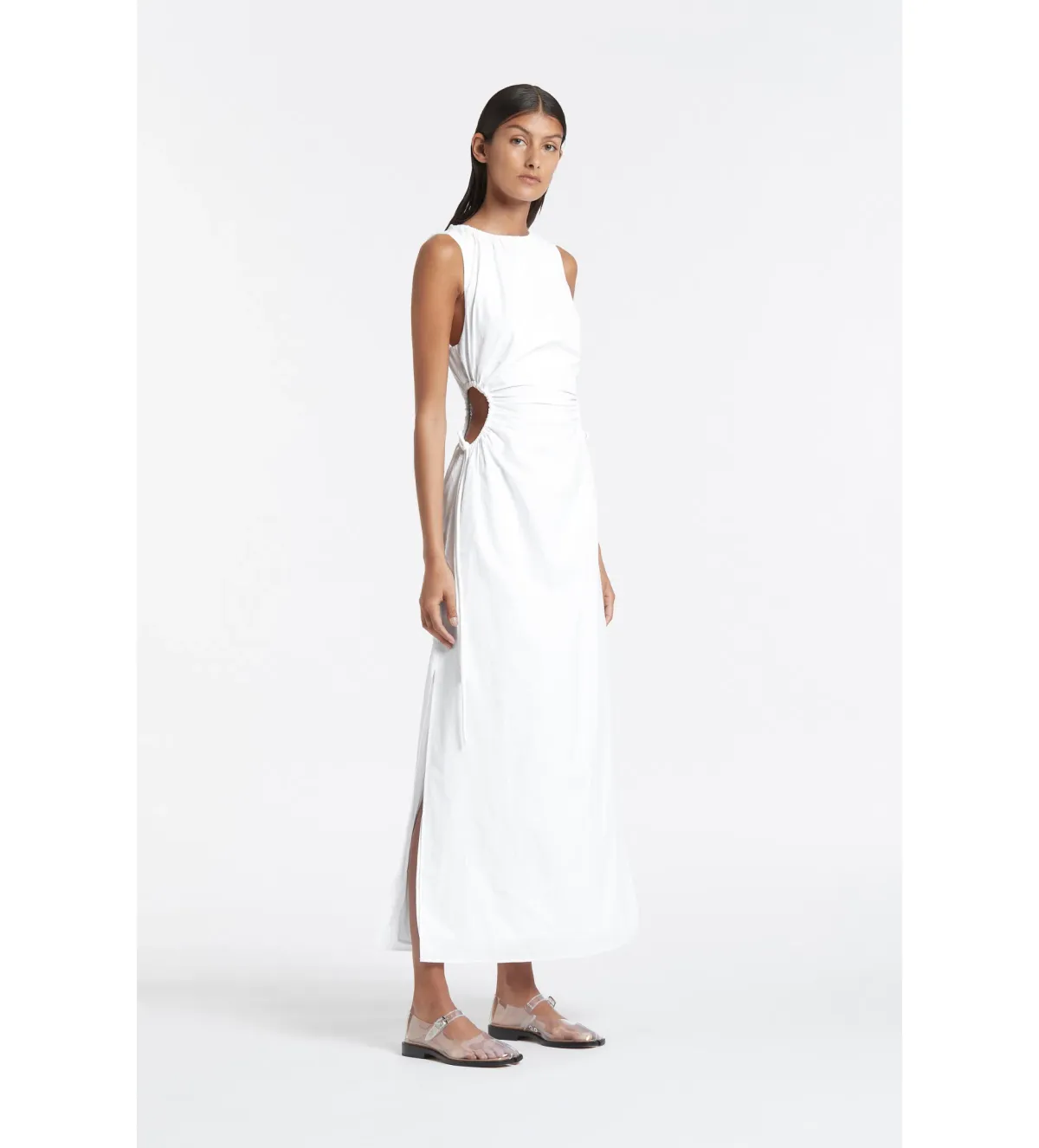 Sir the Label Cut Out Dress White Size 8 - Image 2
