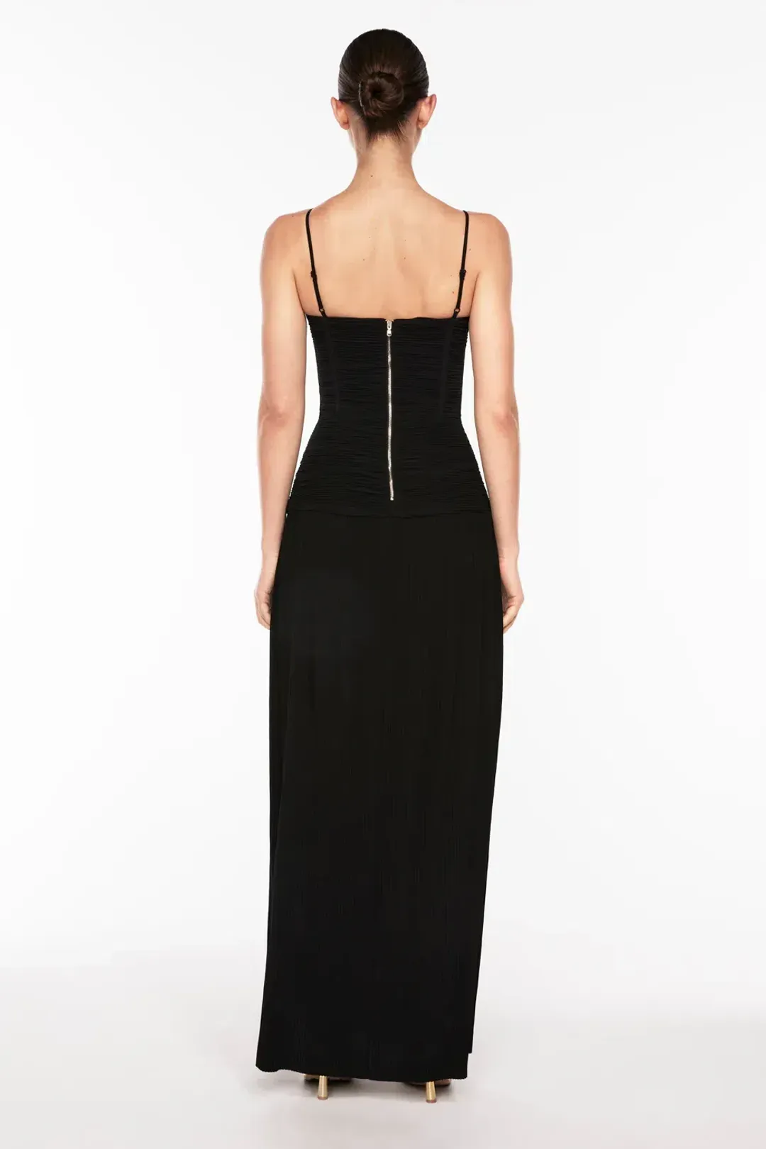 Manning Cartell Double Time Pleat Dress Black Size 12 for rent on The Volte - main image