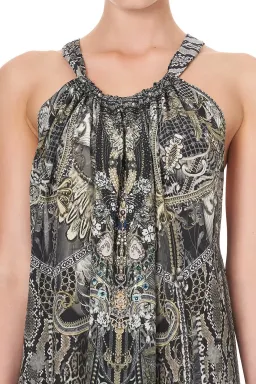 Camilla Drawstring Dress in One Tribe One Size for rent on The Volte - image 6