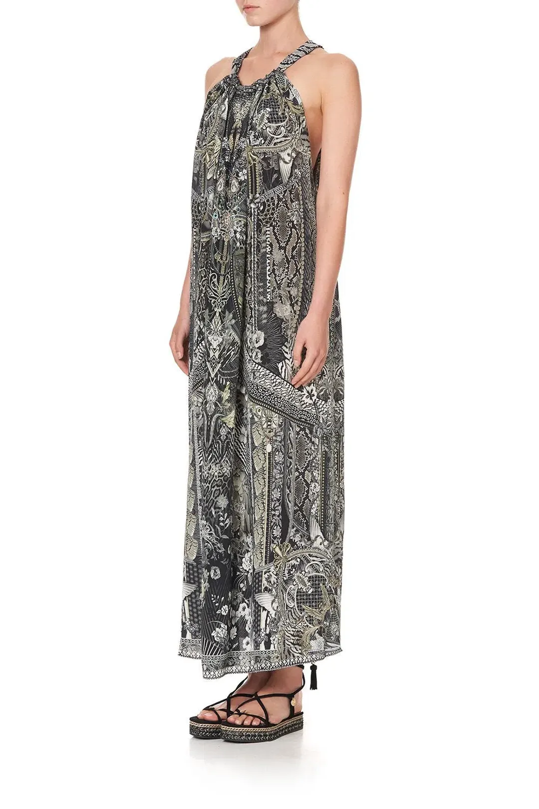 Camilla Drawstring Dress in One Tribe One Size for rent on The Volte - main image