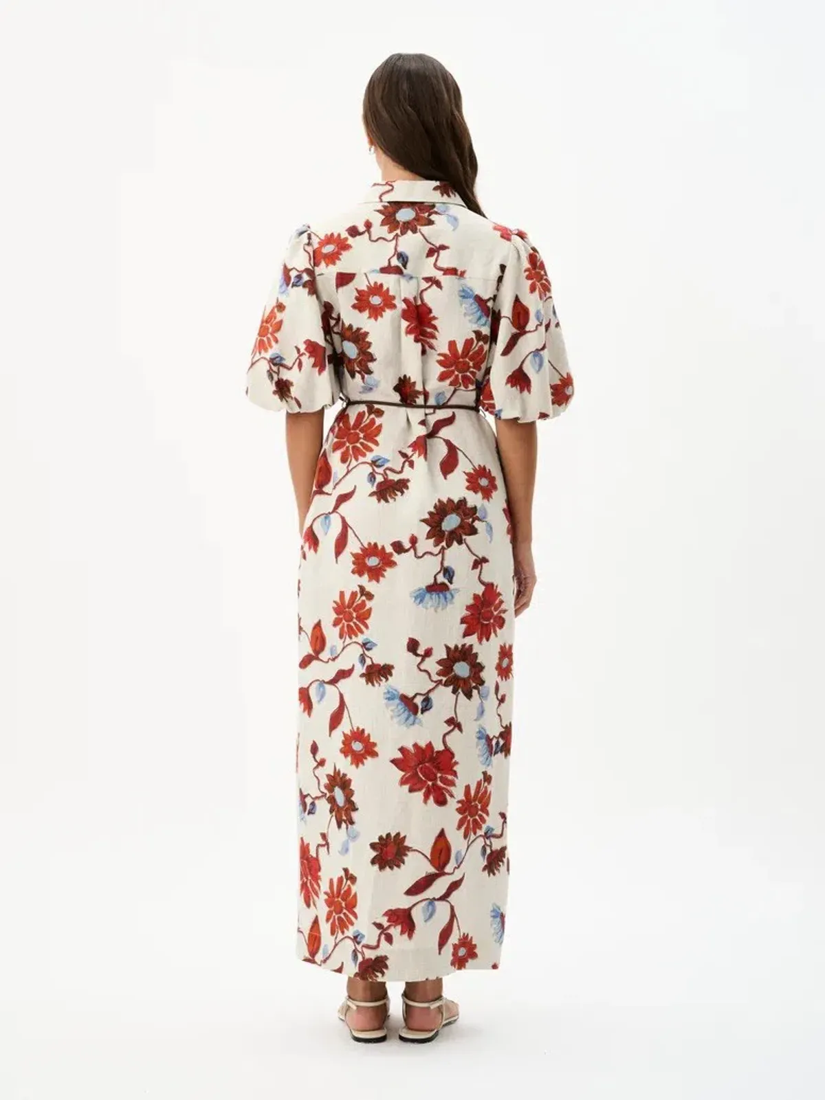 Roame Berkley Dress Cactus Bloom Sand Print Size 4 / AU 14 - Image 3
