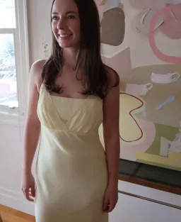 Studibaker The Lemon Midi Dress Yellow Size 8 for rent on The Volte - image 2