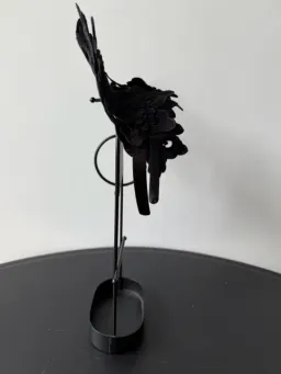 Olga Berg Lace Fascinator Black One Size for rent on The Volte - image 4