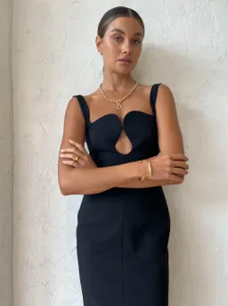 Camilla and Marc Brixton Midi Dress Black Size 10 for rent on The Volte - image 5