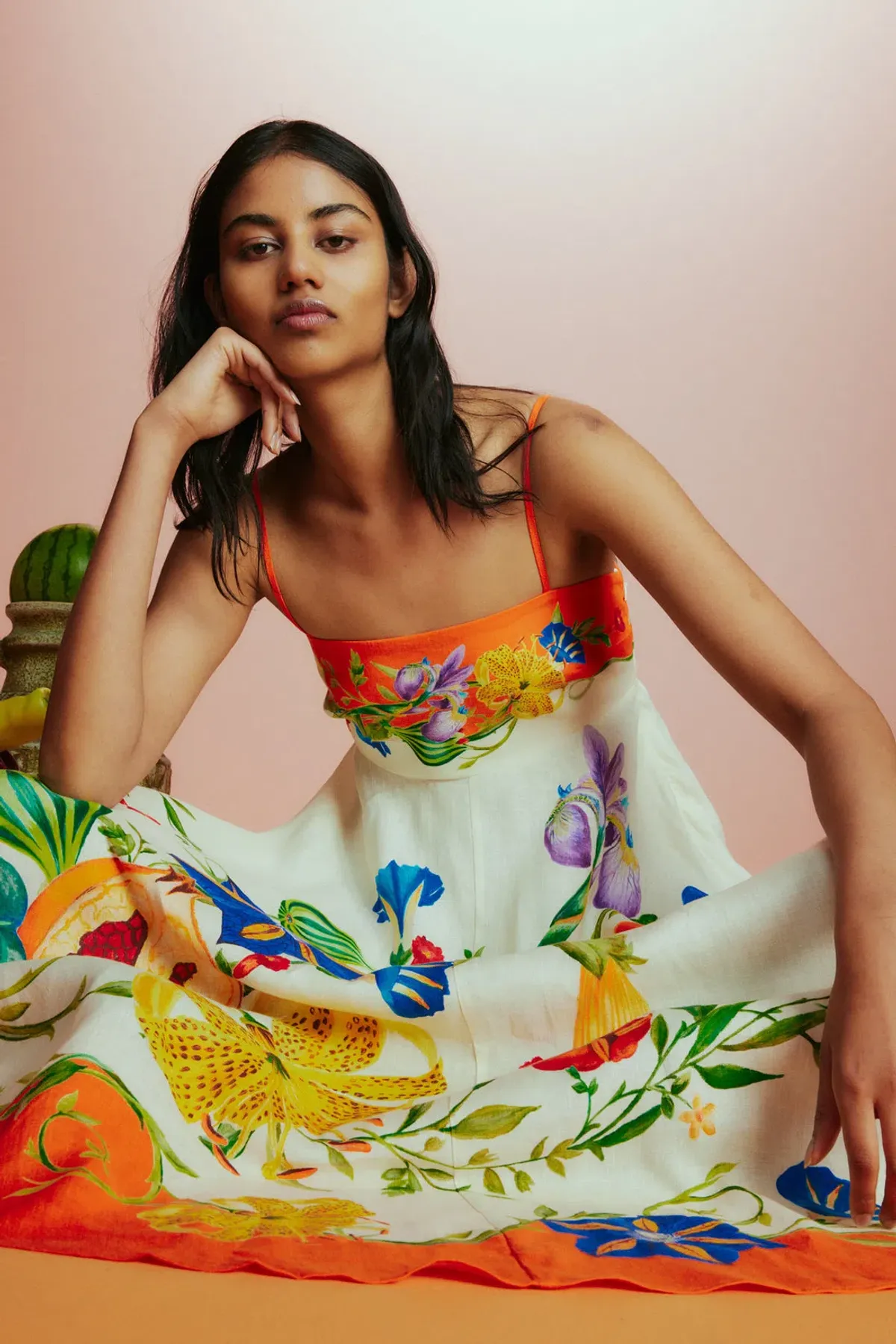 Alemais Flores Sundress Multi Size 16 - Image 2