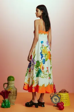 Alemais Flores Sundress Multi Size 16 for rent on The Volte - image 3