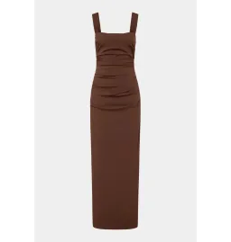 Sir the Label Dahlia Balconette Gown in Chocolate Size 1 / AU 8 for rent on The Volte - image 3