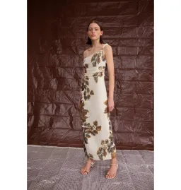 Sir the Label Evalita Twist Midi Dress Pine Valley Size 0 / AU 6 for rent on The Volte - image 5