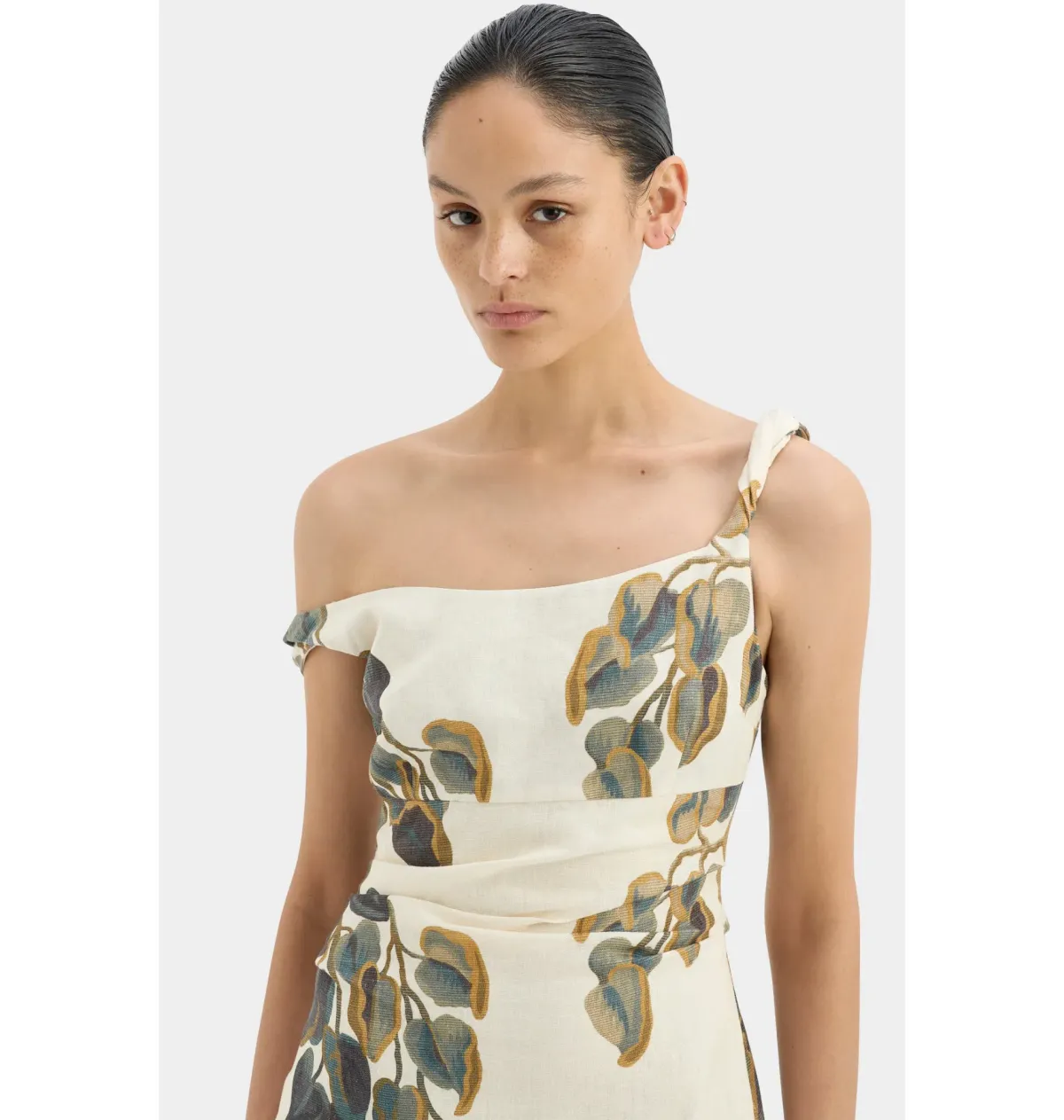Sir the Label Evalita Twist Midi Dress Pine Valley Size 2 / AU 10 - Image 2