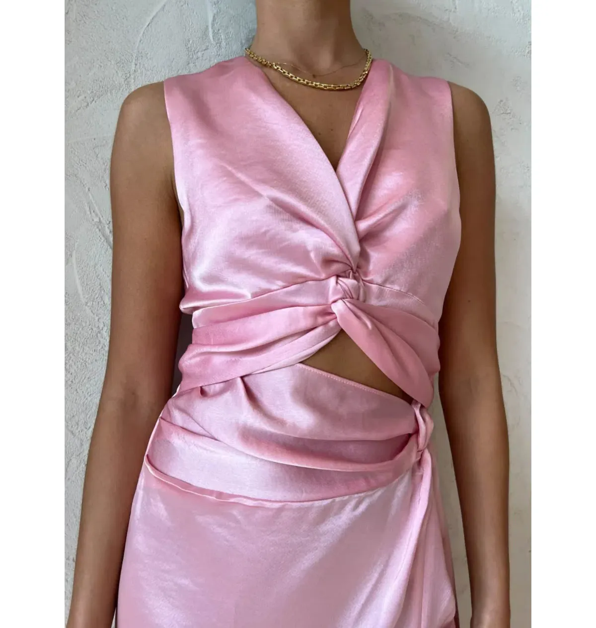 Anna Quan Violeta Dress Pink Size AU 8 - Image 4