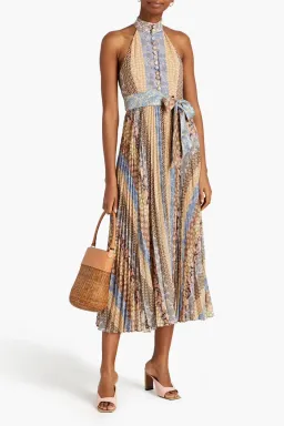 Zimmermann The Zimmerman Sunray Picnic Dress in Tiled Stripe Size 3/AU 14 for rent on The Volte - image 1